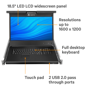 Vertiv Avocent Local Rack Access LRA Console
